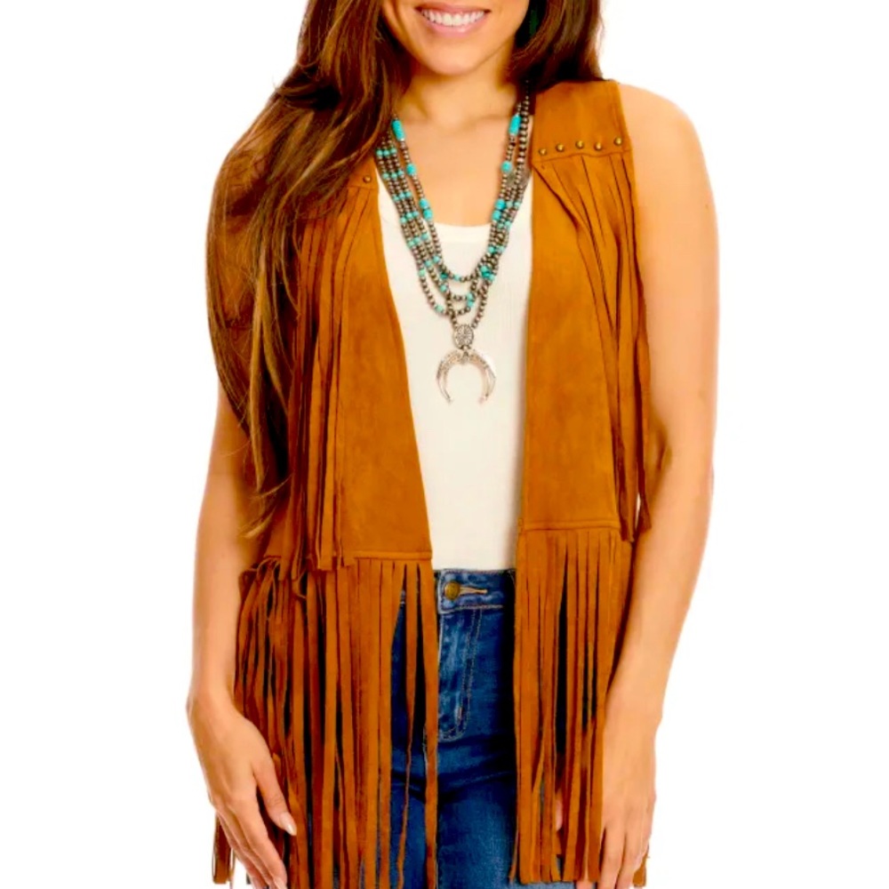 Sincerely Jules fringe vest. Medium
